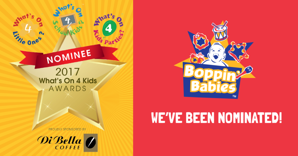 What's On 4 Little Ones 2017 Boppin' Babies nomination