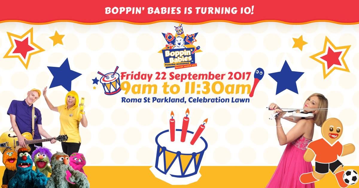 Boppin Babies 10th Birthday Party